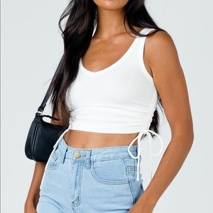 Princess Polly NADIYAH TOP WHITE *NEW*